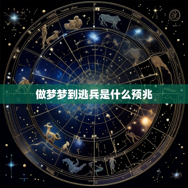 做梦梦到逃兵是什么预兆