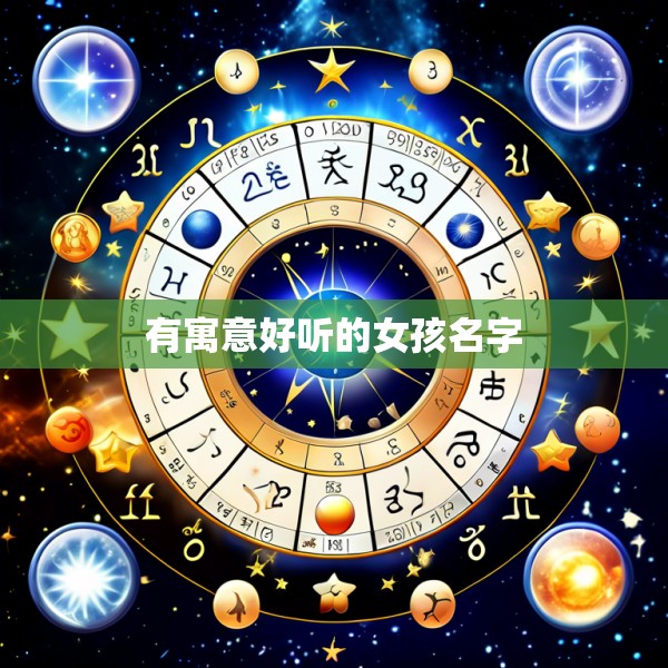 有寓意好听的女孩名字