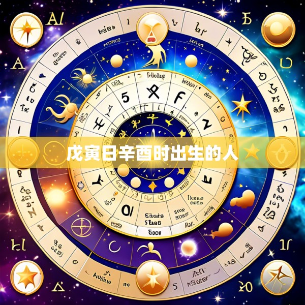 戊寅日辛酉时出生的人