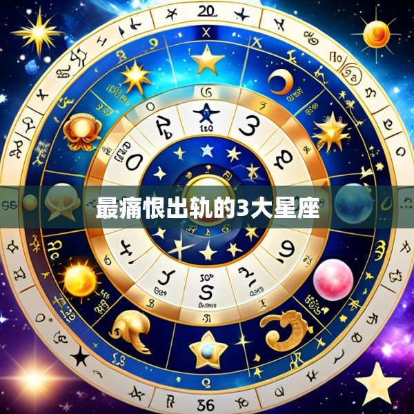 最痛恨出轨的3大星座