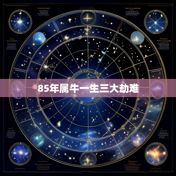 85年属牛一生三大劫难