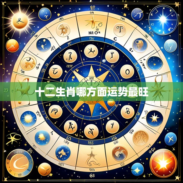 十二生肖哪方面运势最旺