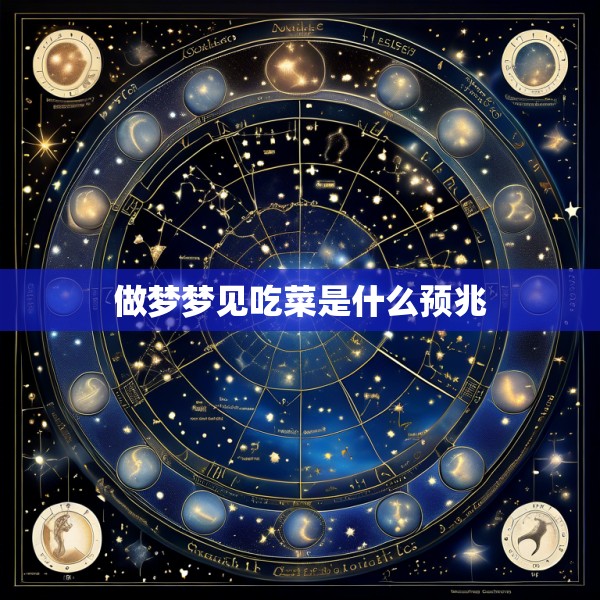 做梦梦见吃菜是什么预兆