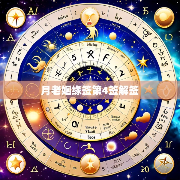 月老姻缘签第4签解签