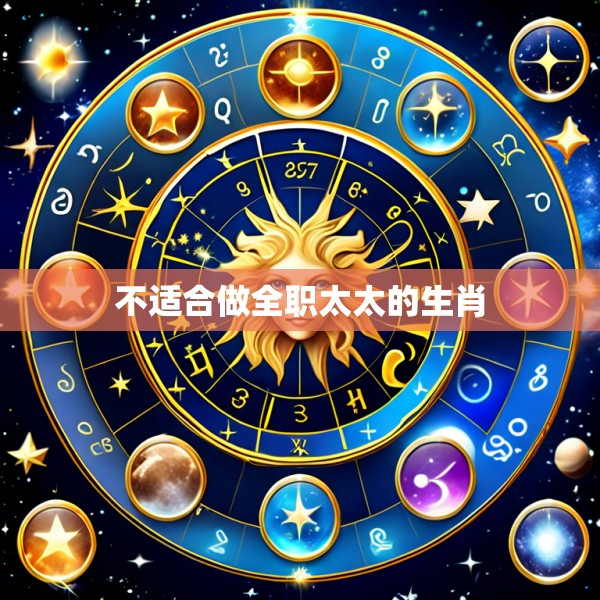 不适合做全职太太的生肖