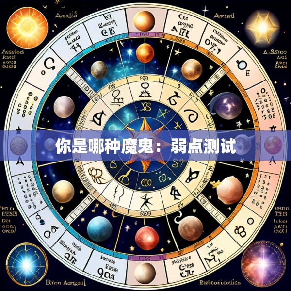 你是哪种魔鬼:弱点测试