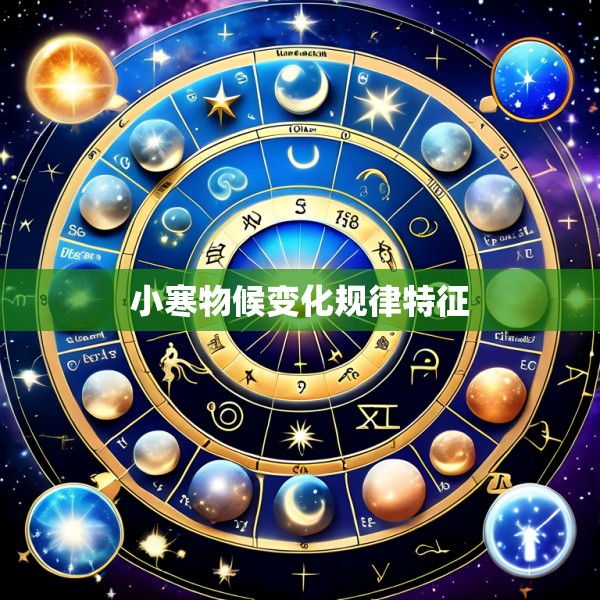 小寒物候变化规律特征