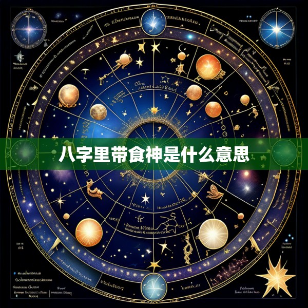 八字里带食神是什么意思