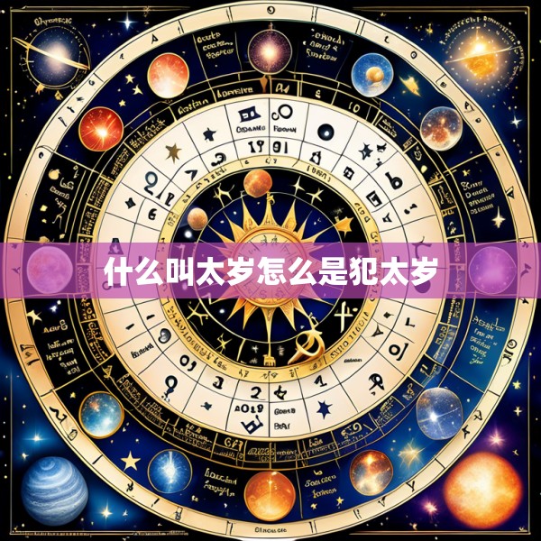 什么叫太岁怎么是犯太岁