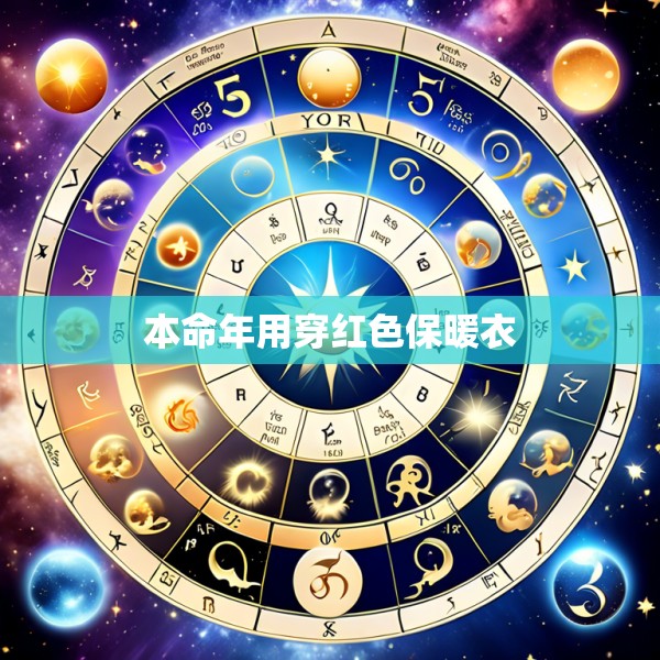 本命年用穿红色保暖衣