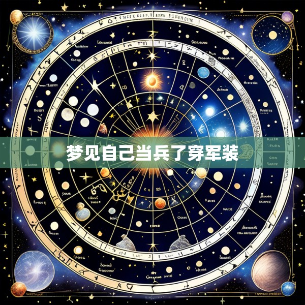 梦见自己当兵了穿军装