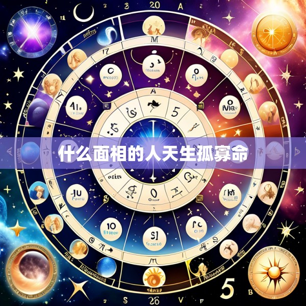 什么面相的人天生孤寡命