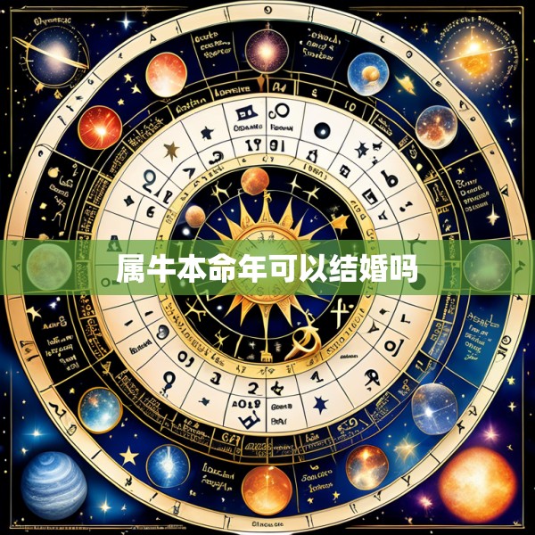 属牛本命年可以结婚吗