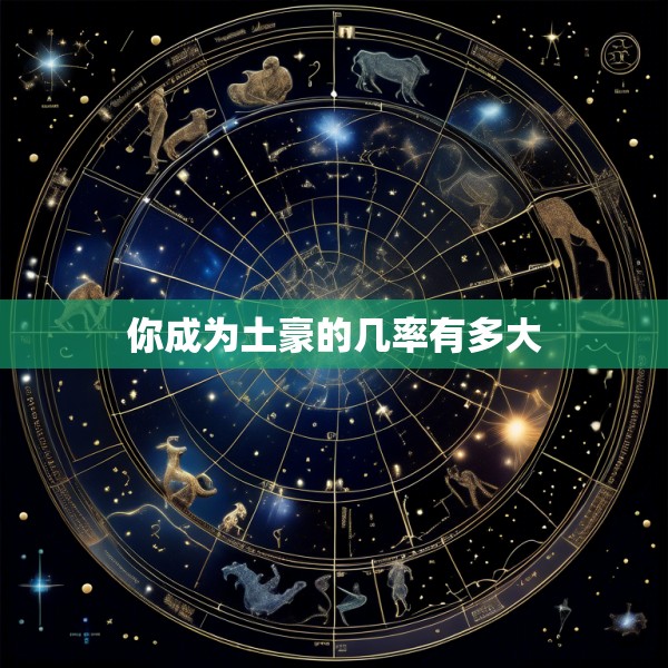 你成为土豪的几率有多大