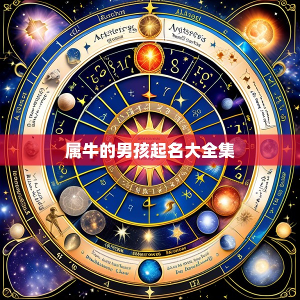 属牛的男孩起名大全集