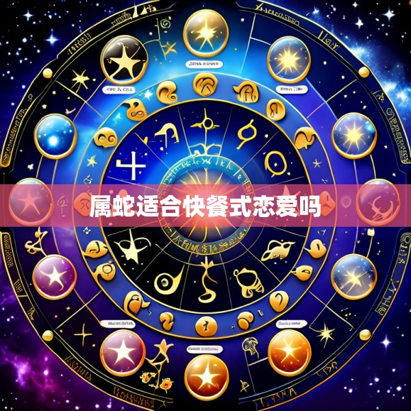 属蛇适合快餐式恋爱吗