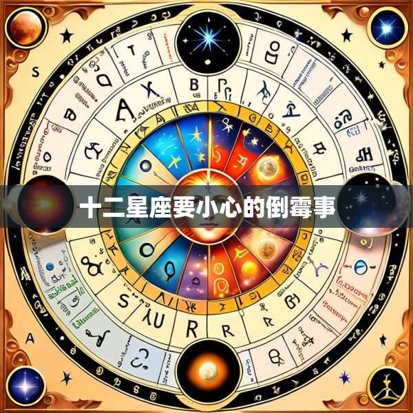 十二星座要小心的倒霉事