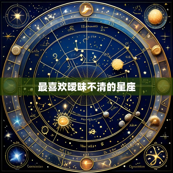 最喜欢暧昧不清的星座