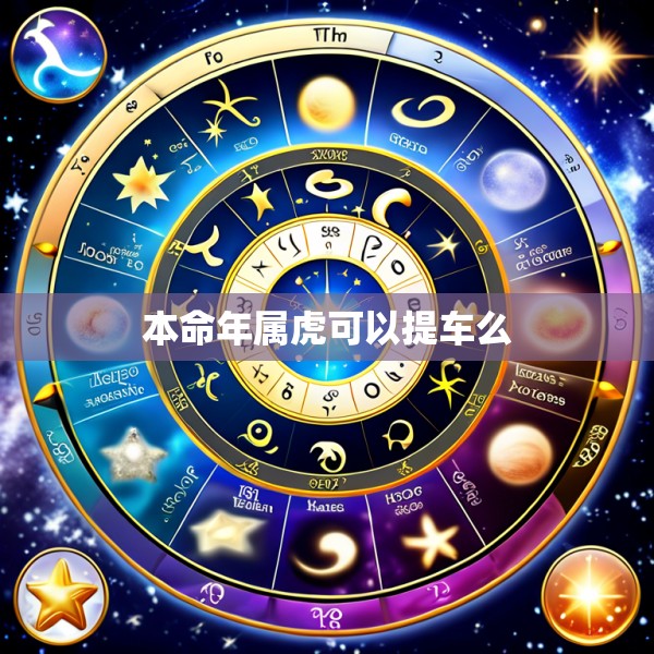 本命年属虎可以提车么