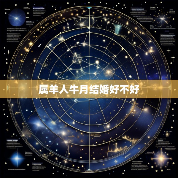 属羊人牛月结婚好不好