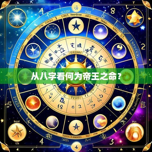 从八字看何为帝王之命?