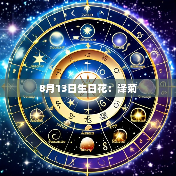 8月13日生日花：泽菊