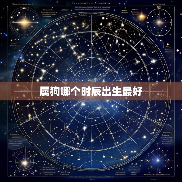 属狗哪个时辰出生最好