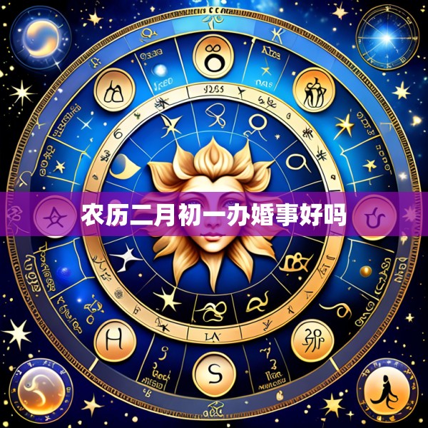 农历二月初一办婚事好吗