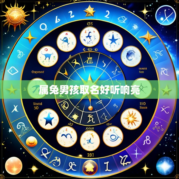 属兔男孩取名好听响亮