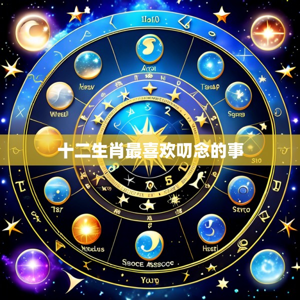 十二生肖最喜欢叨念的事