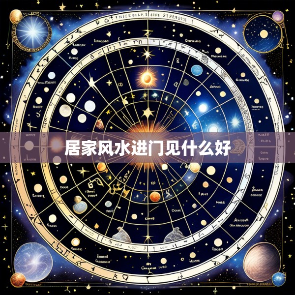 居家风水进门见什么好