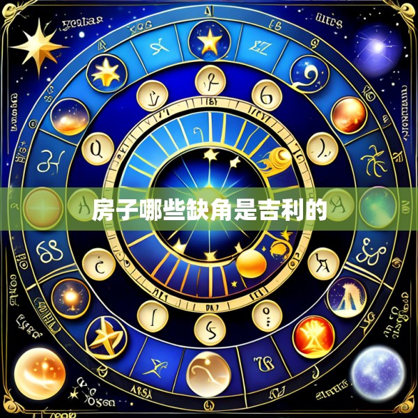 房子哪些缺角是吉利的