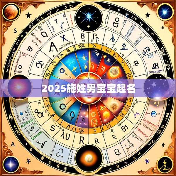 2025施姓男宝宝起名