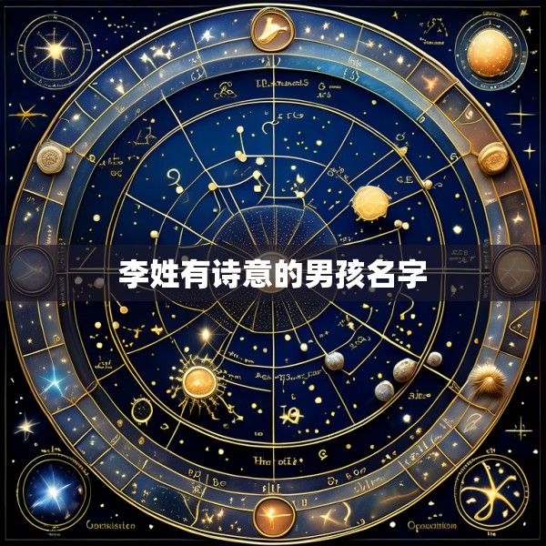 李姓有诗意的男孩名字