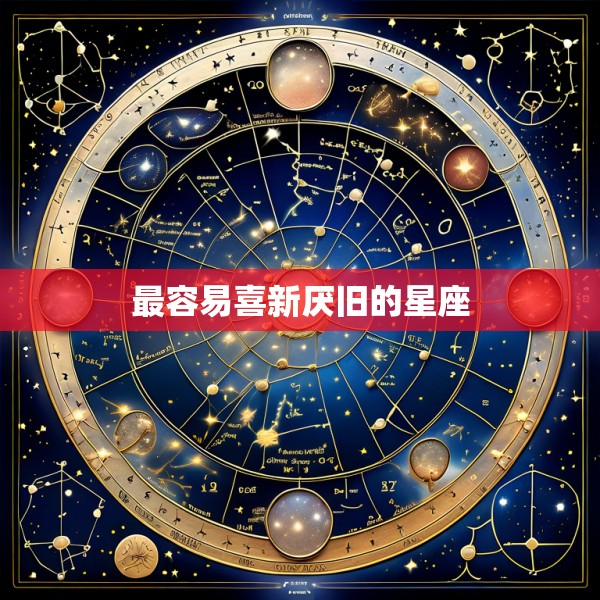 最容易喜新厌旧的星座