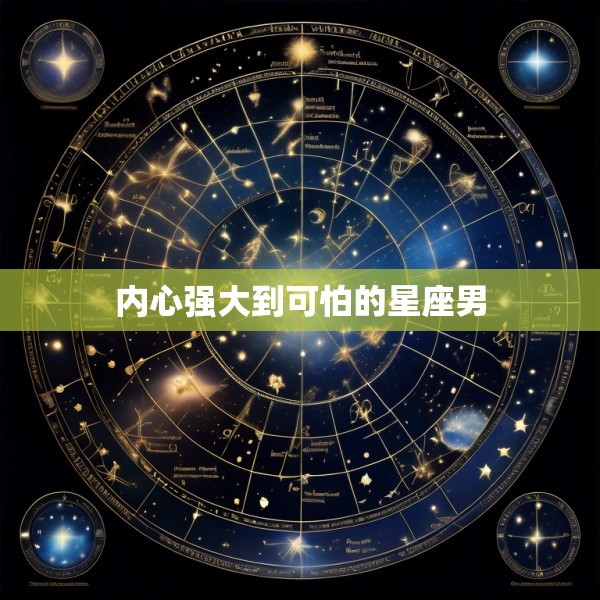内心强大到可怕的星座男