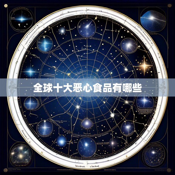 全球十大恶心食品有哪些