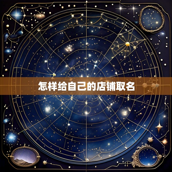 怎样给自己的店铺取名