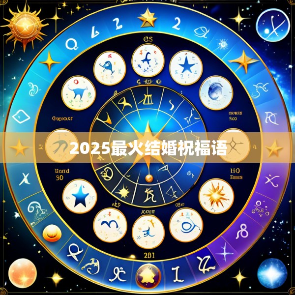 2025最火结婚祝福语