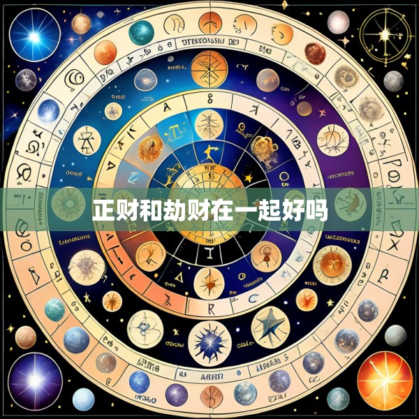 正财和劫财在一起好吗