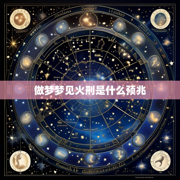 做梦梦见火刑是什么预兆