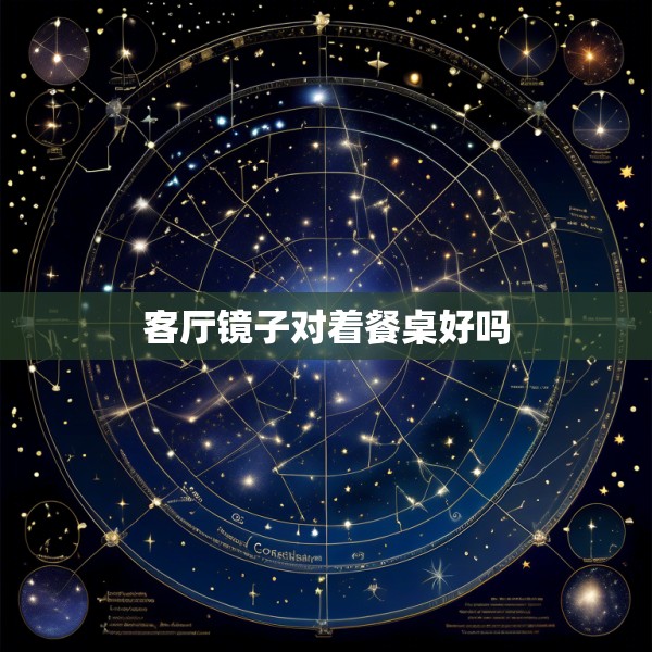 客厅镜子对着餐桌好吗