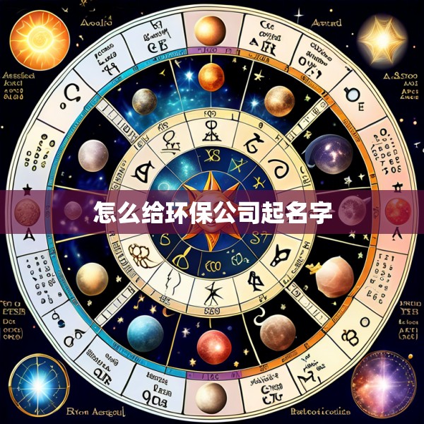 怎么给环保公司起名字
