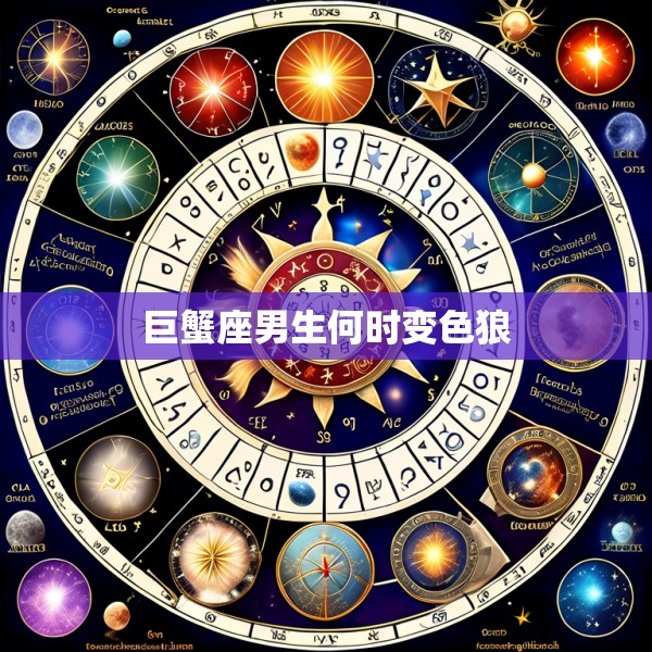 巨蟹座男生何时变色狼