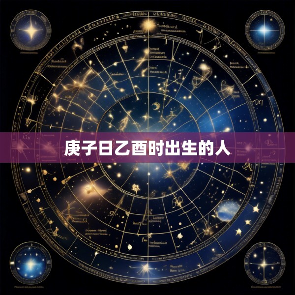 庚子日乙酉时出生的人