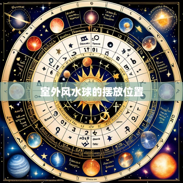 室外风水球的摆放位置