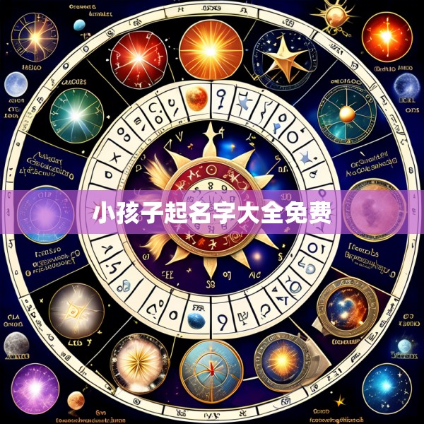小孩子起名字大全免费