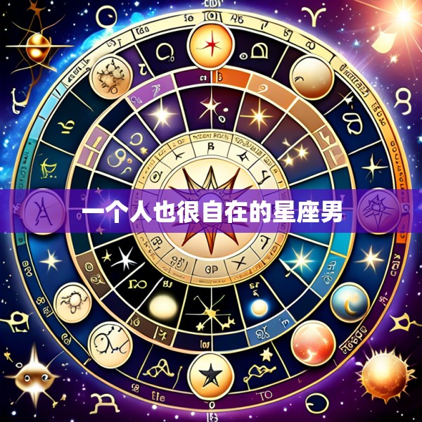 一个人也很自在的星座男
