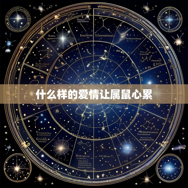 什么样的爱情让属鼠心累