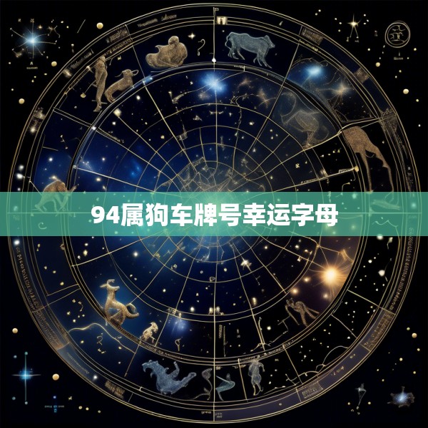 94属狗车牌号幸运字母